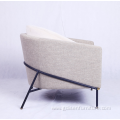 Modern Comfortable Fabric Casual Round Leisure Sofa Chair